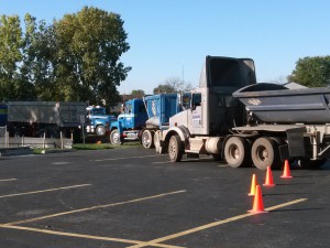 Parade of DUmp Trucks